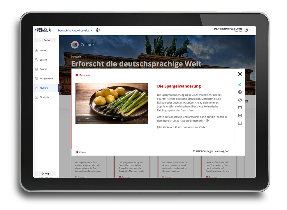 Deutsch So Aktuell, a German Textbook Series by Carnegie Learning